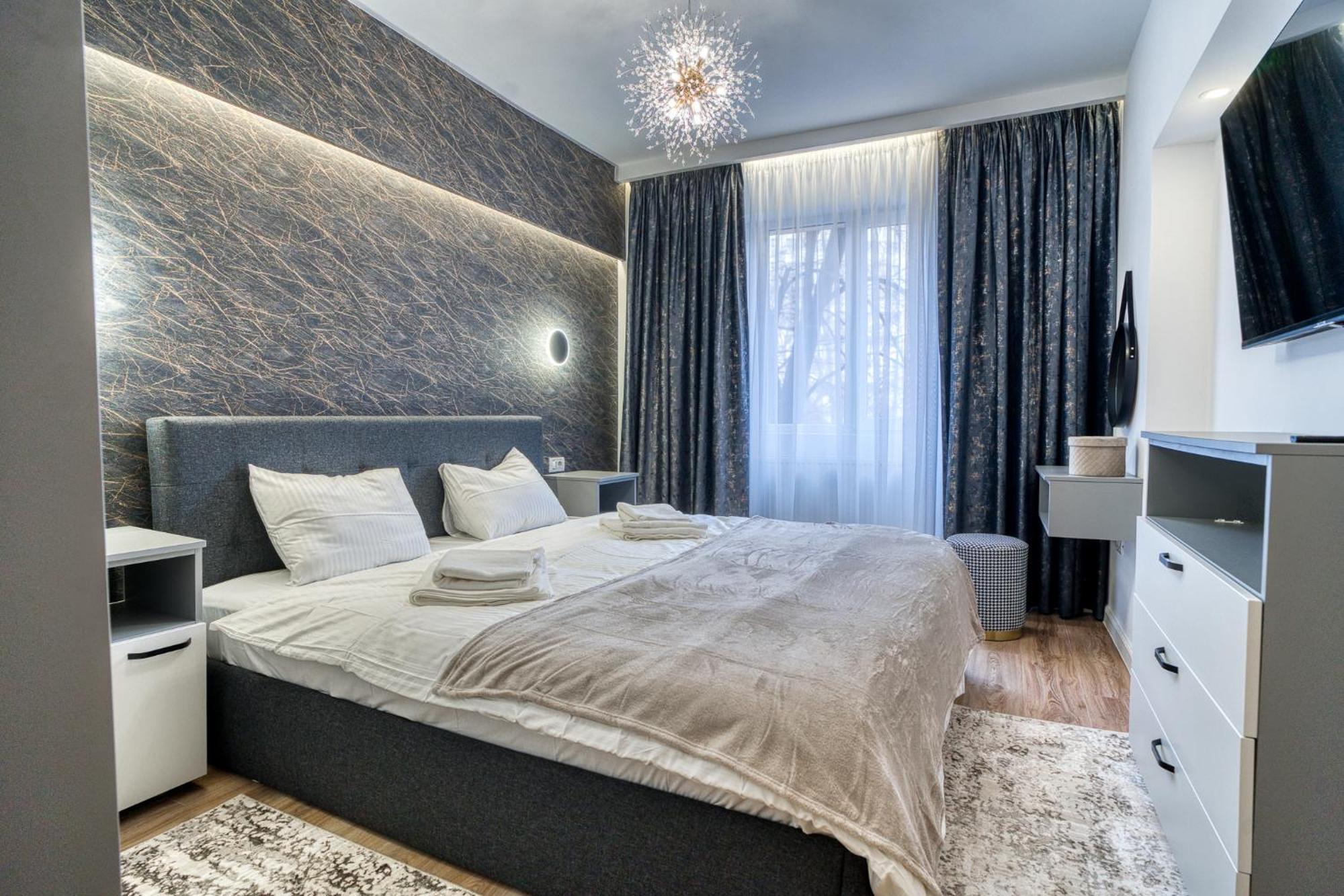 City Chic Retreat: Newly Renovated 1Br Apartment Bukarest Exterior foto