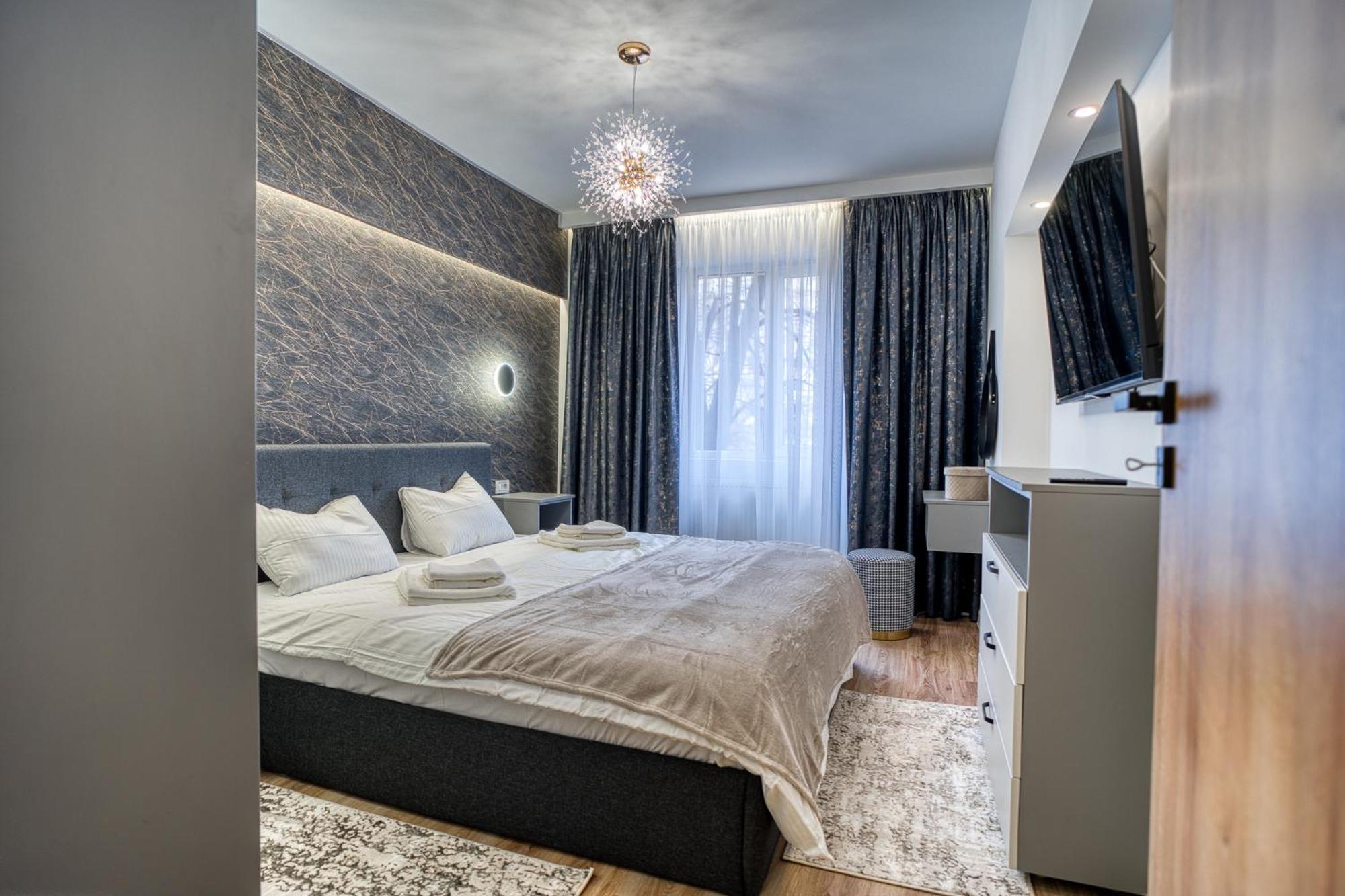 City Chic Retreat: Newly Renovated 1Br Apartment Bukarest Exterior foto