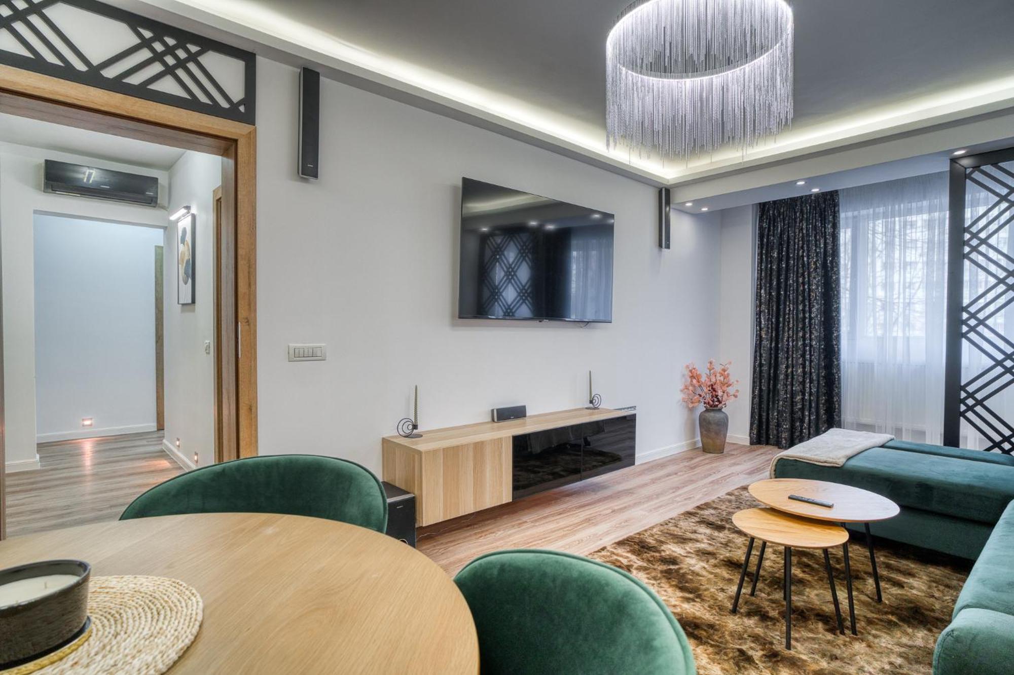 City Chic Retreat: Newly Renovated 1Br Apartment Bukarest Exterior foto